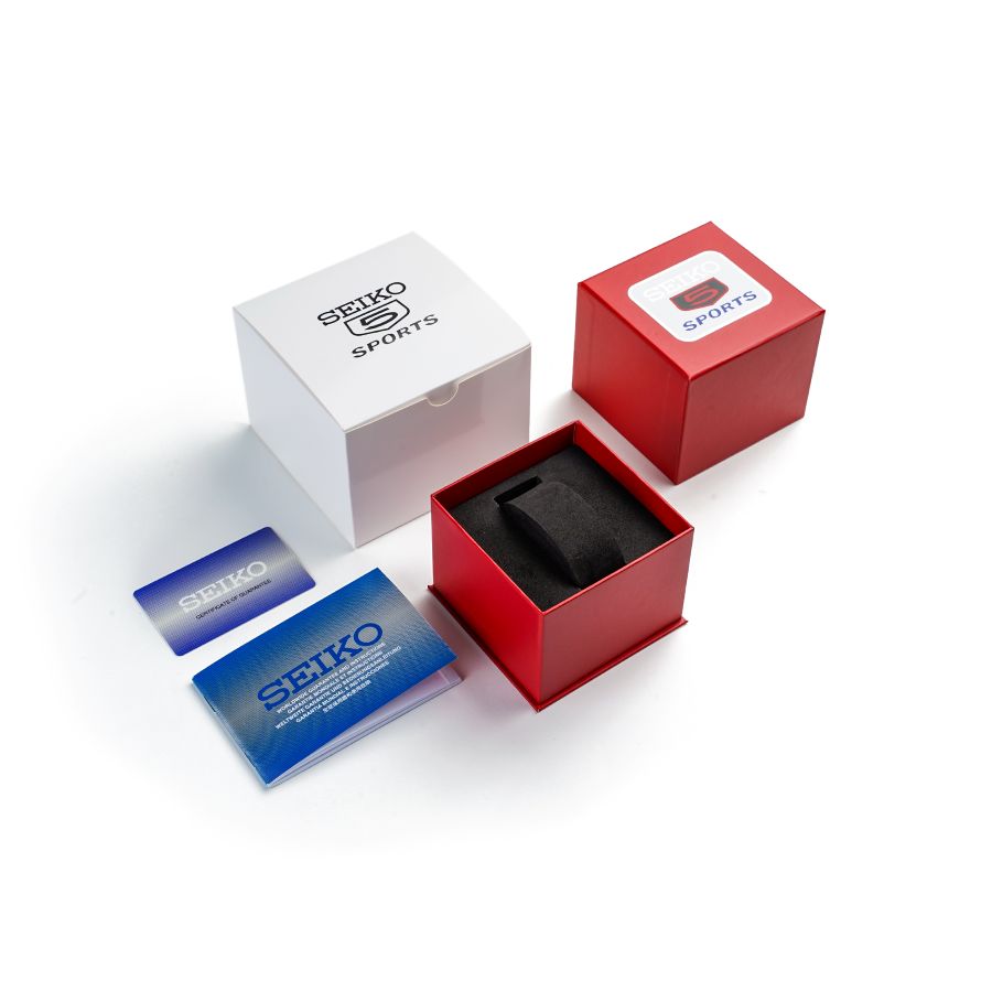Phân biệt seiko 5 quân đội thật giả thông qua hình thức hộp