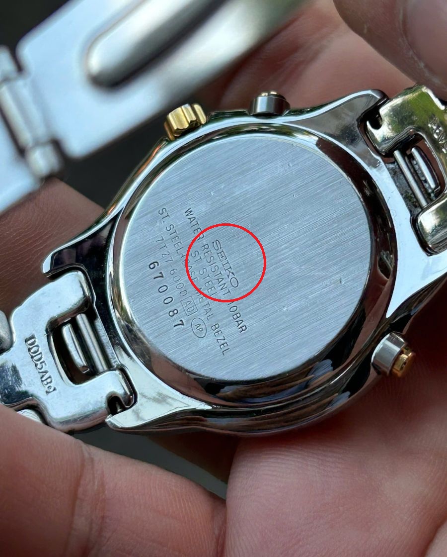Ký hiệu phân biệt hàng thật giả trên đồng hồ Seiko Lucent
