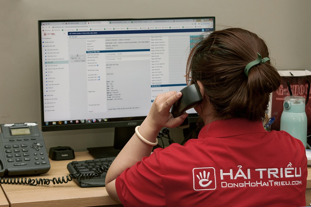 Toàn bộ quá trình sửa chữa, bảo hành đồng hồ được cập nhật qua điện thoại để Quý khách dễ dàng biết được hiện trạng