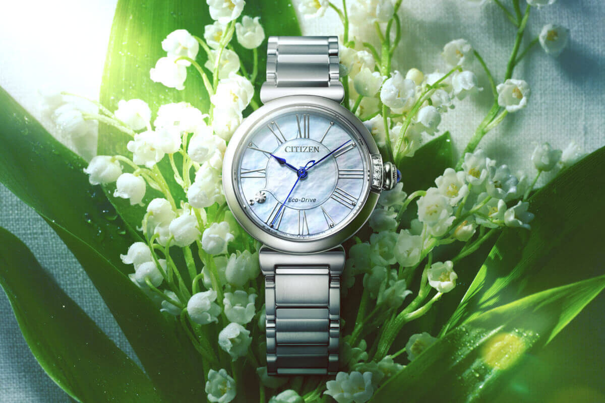 Đồng hồ Citizen L EM1060-87N lấy cảm hứng từ hoa Linh Lan 