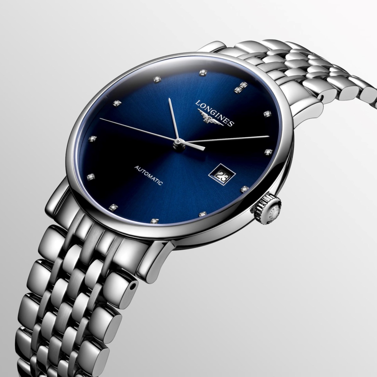 Đồng hồ Longines Elegant Đính 12 Viên Kim Cương