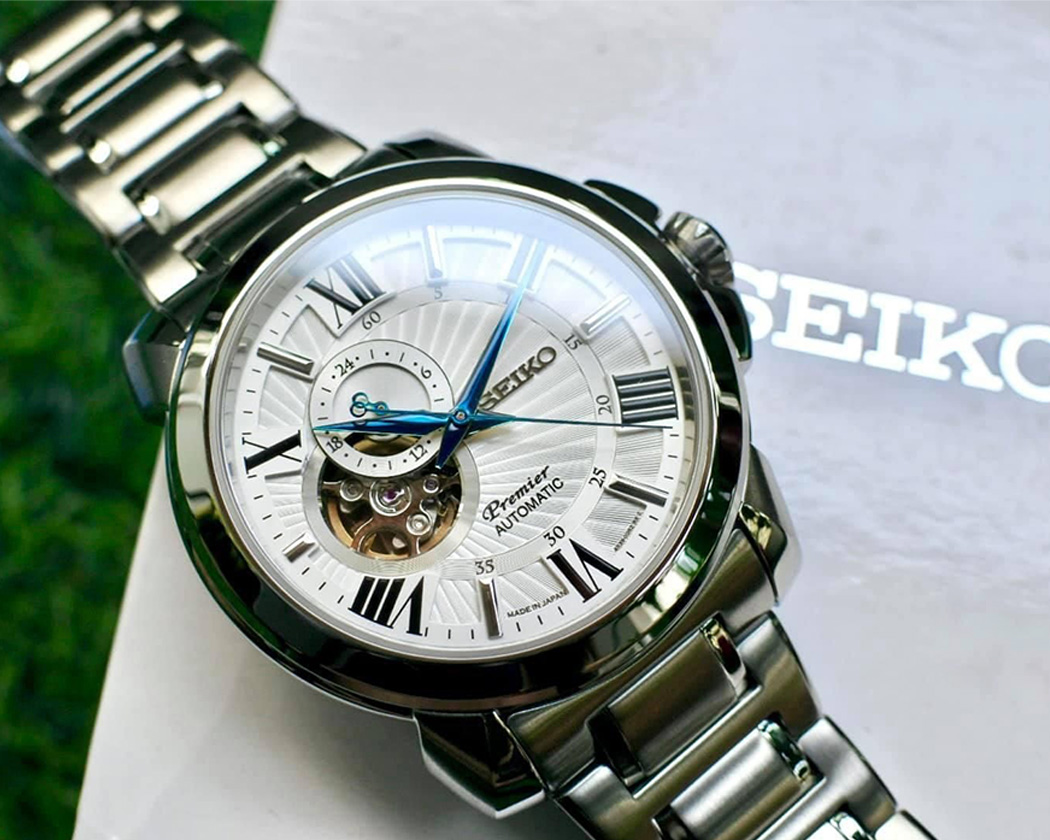 Seiko Premier SSA369 Open Heart