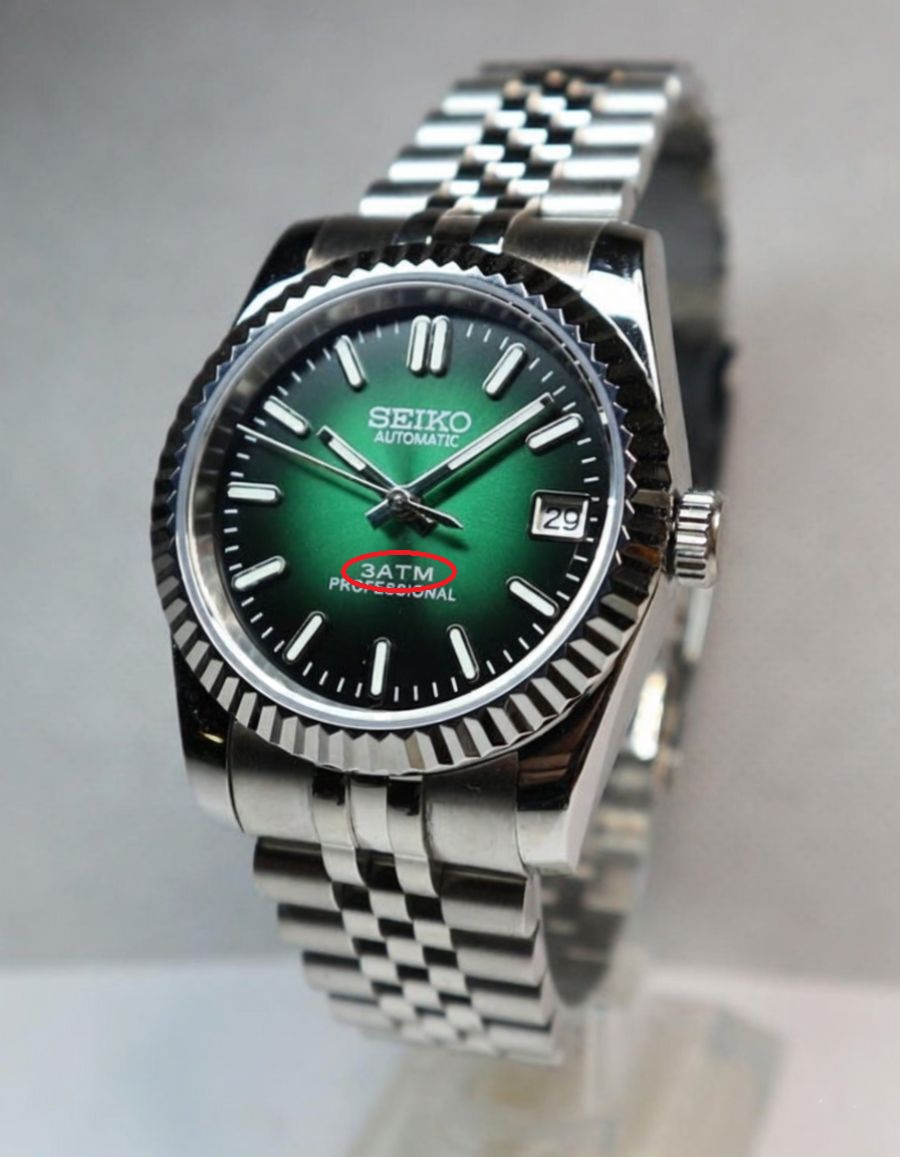Đồng hồ Seiko Datejust có mức chống nước khoảng 3BAR/ATM