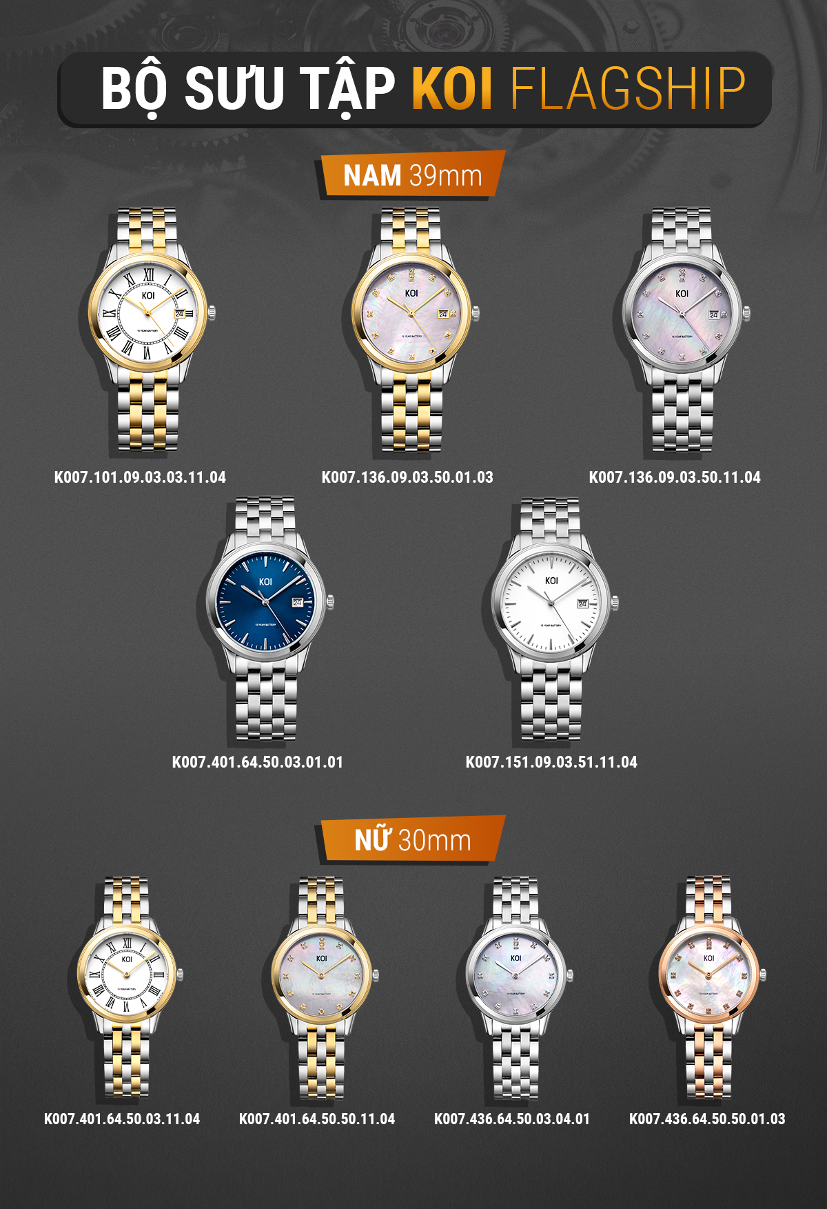 Banner review đồng hồ KOI Flagship K007.401.64.50.03.01.01 - Ảnh 2