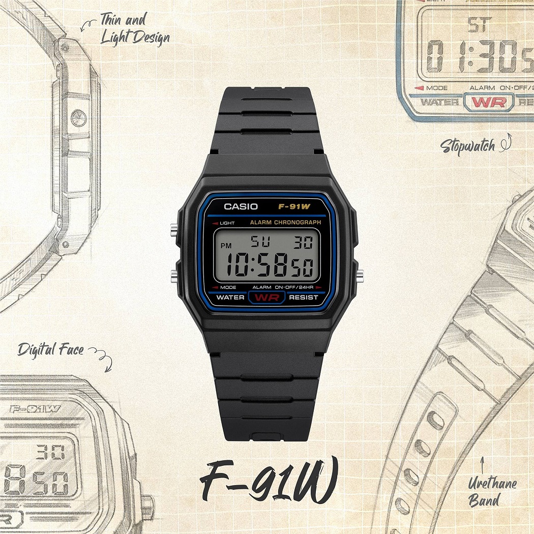 Đồng hồ Casio F-91W