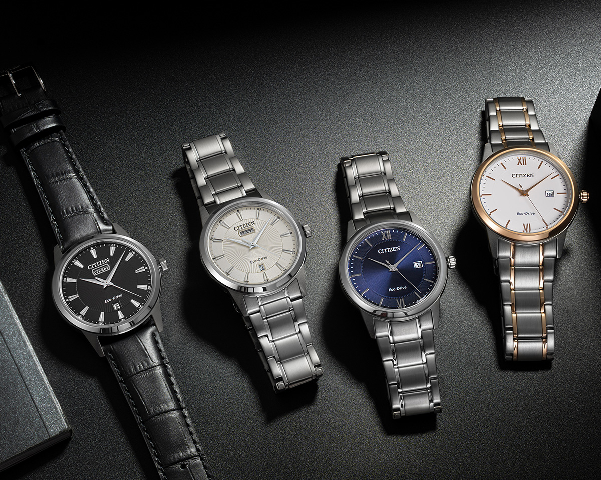 Đồng hồ Citizen Eco-Drive năng lượng ánh sáng sử dụng các chất liệu cao cấp