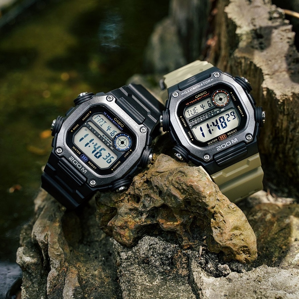 Đồng hồ Casio điện tử dây nhựa