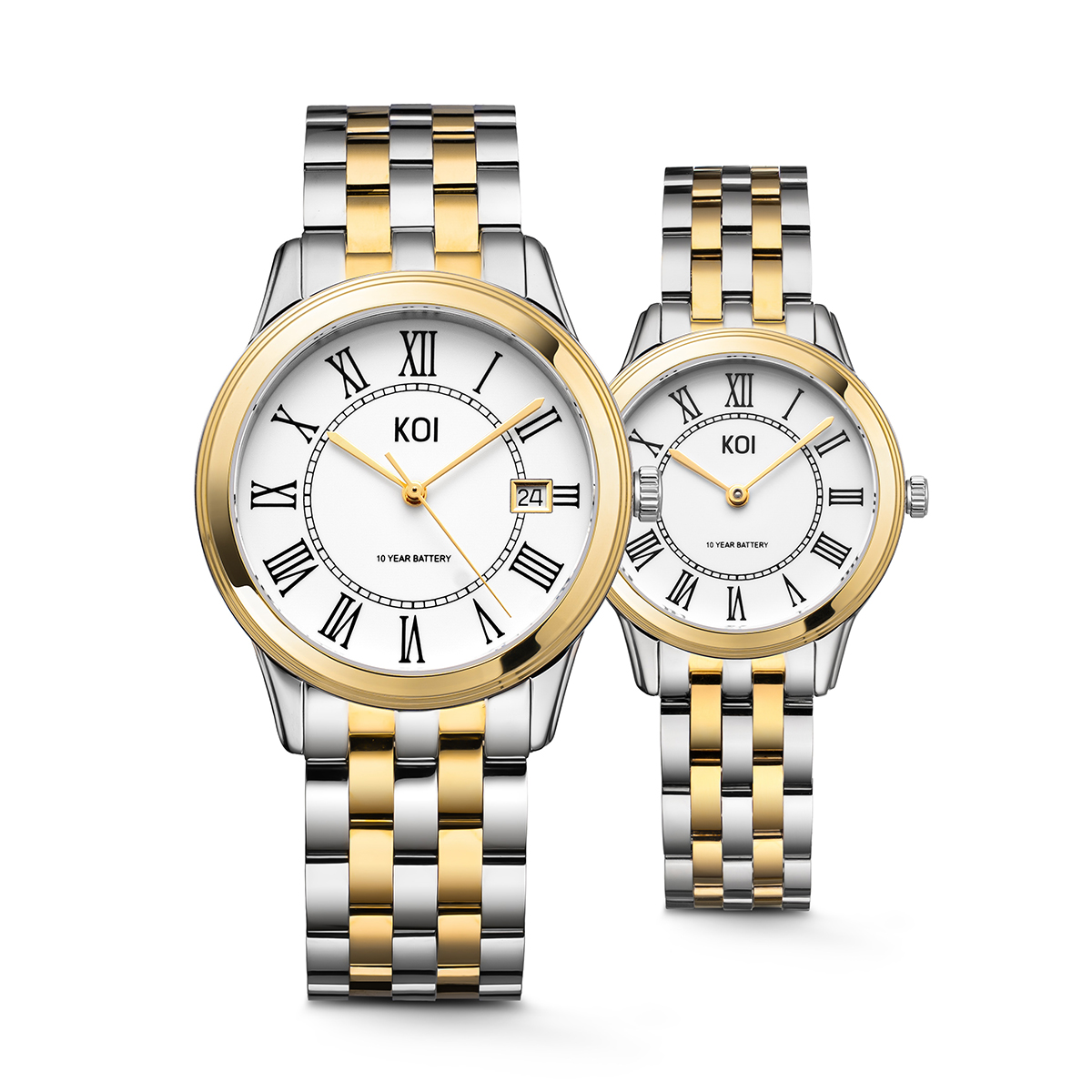 Đồng hồ KOI đôi K007.101.09.03.03.11.04 và K007.401.64.50.03.11.04