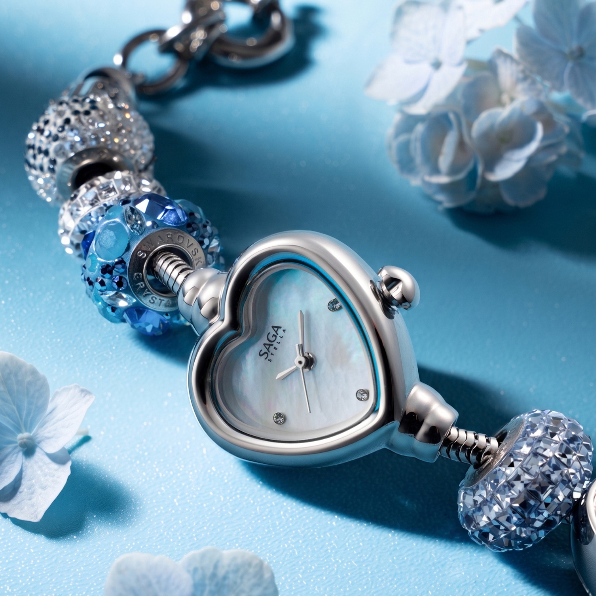 Đồng hồ Saga Charm 71825-SVMWSV - Ảnh 1