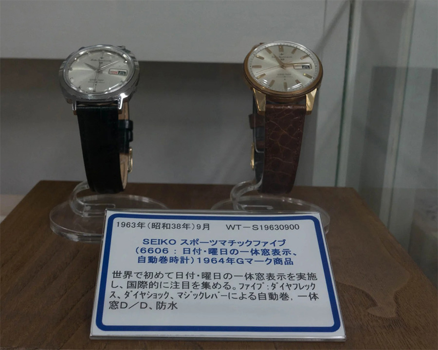 Lịch sử đồng hồ Seiko 5 thể hiện qua các mẫu đồng hồ trưng bày tại Ginza Museum