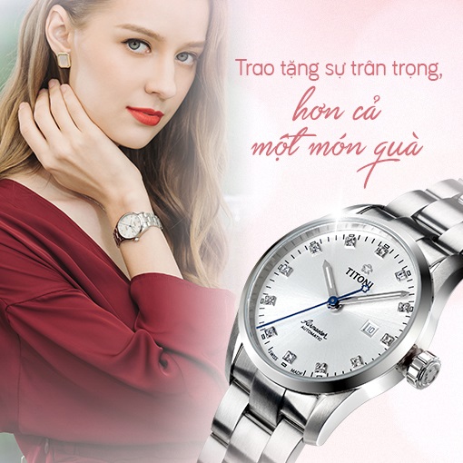 Titoni Airmaster - Tôn vinh dấu ấn người phụ nữ bản lĩnh