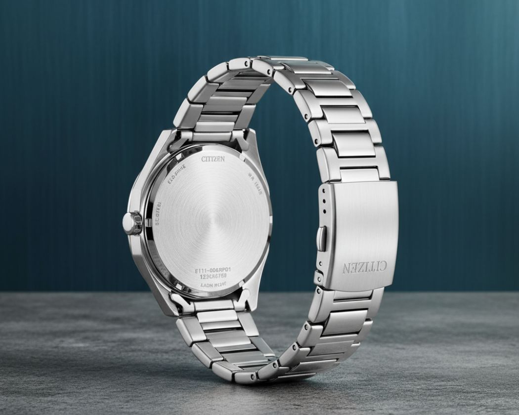 Mặt sau bộ máy E111 của đồng hồ Citizen Eco-Drive