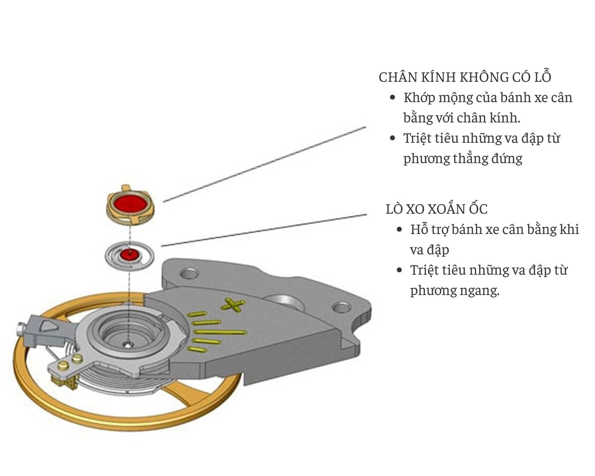 Parashock - hệ thống chống sốc của Citizen