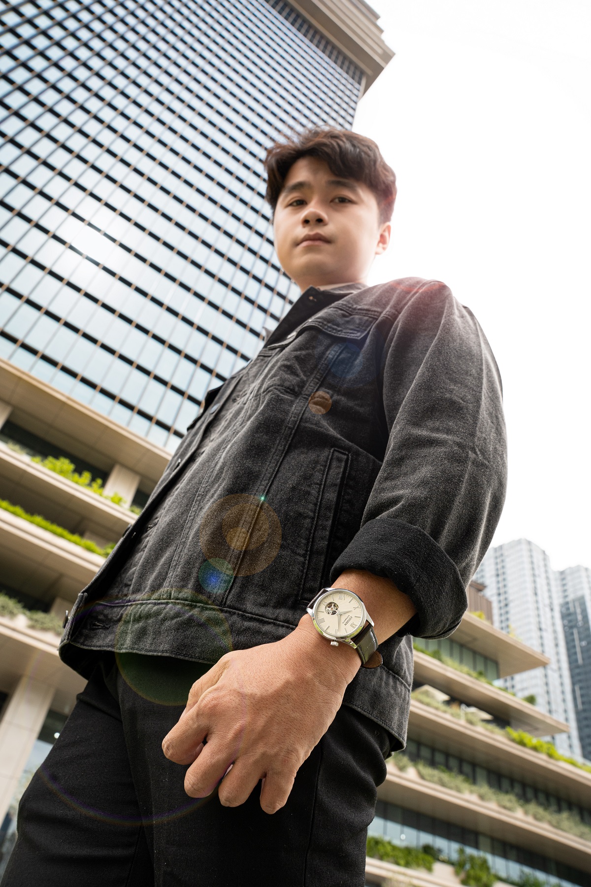 Đồng hồ Citizen Open Heart NH9130-17A sang trọng - Ảnh 5