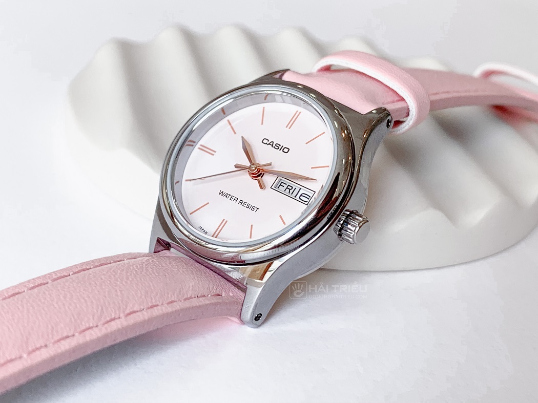 Đồng hồ Casio nữ màu hồng