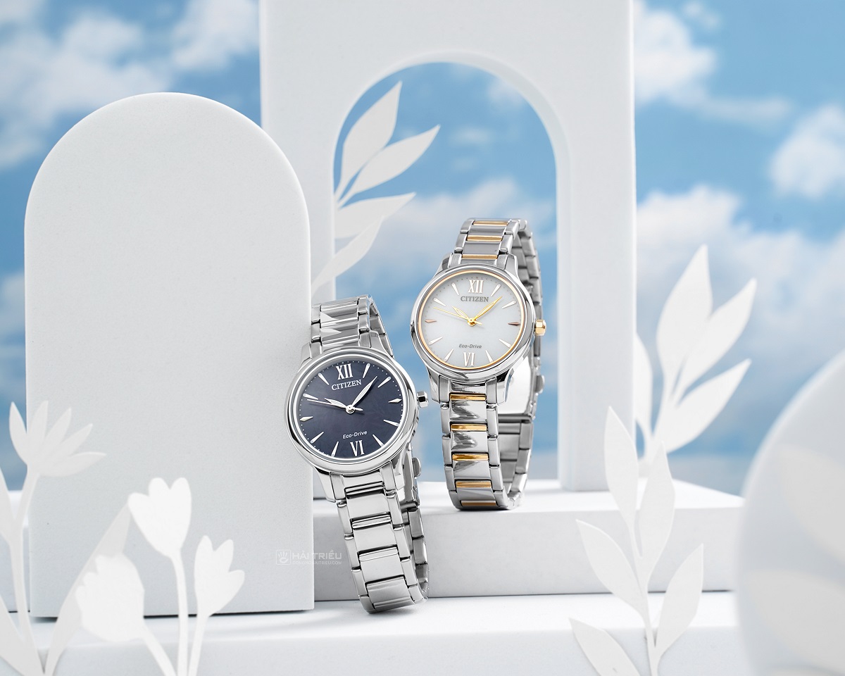 Citizen Eco Drive nữ - Sạc đầy sử dụng đến 6 tháng
