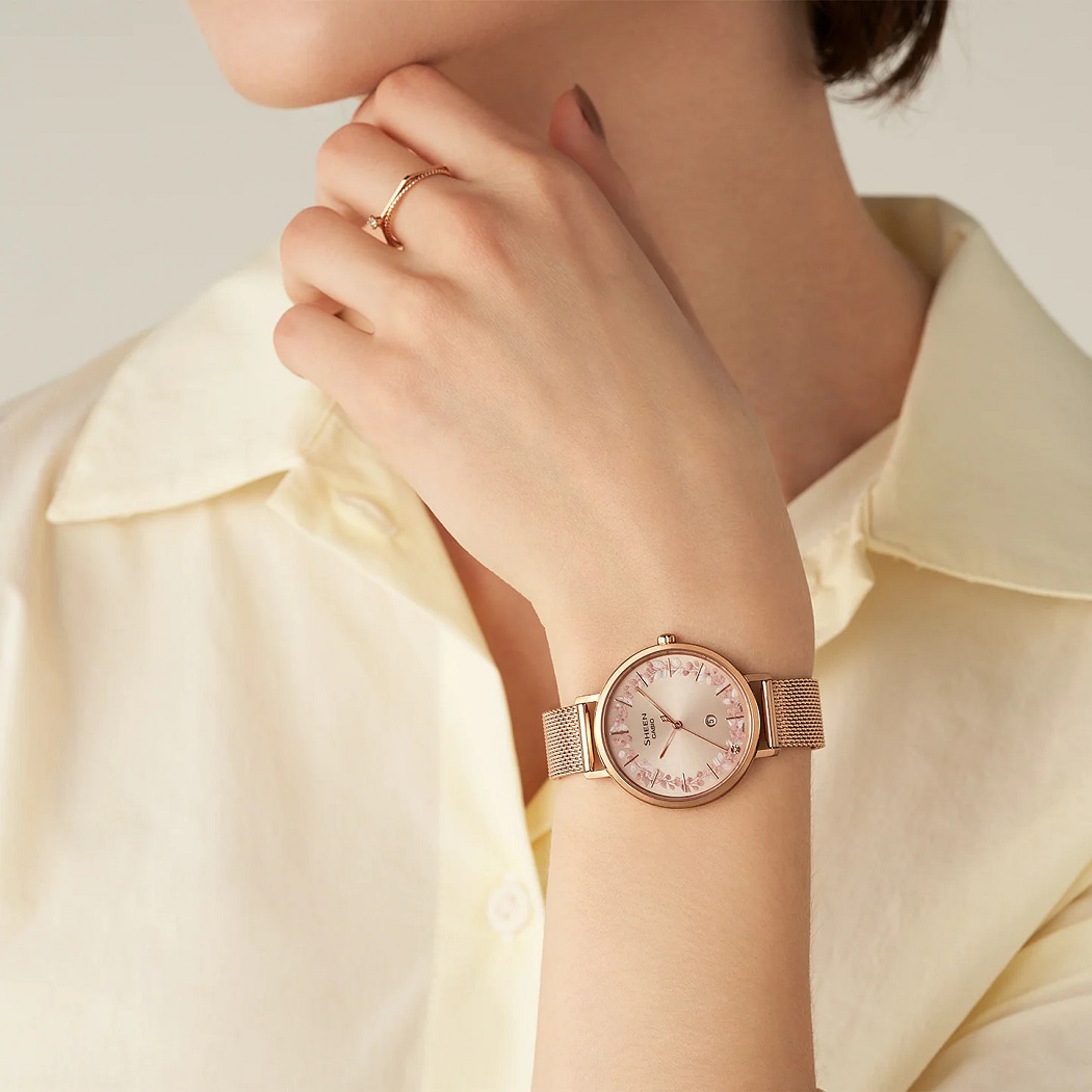 Đồng hồ nữ rose gold Lumière Atelier