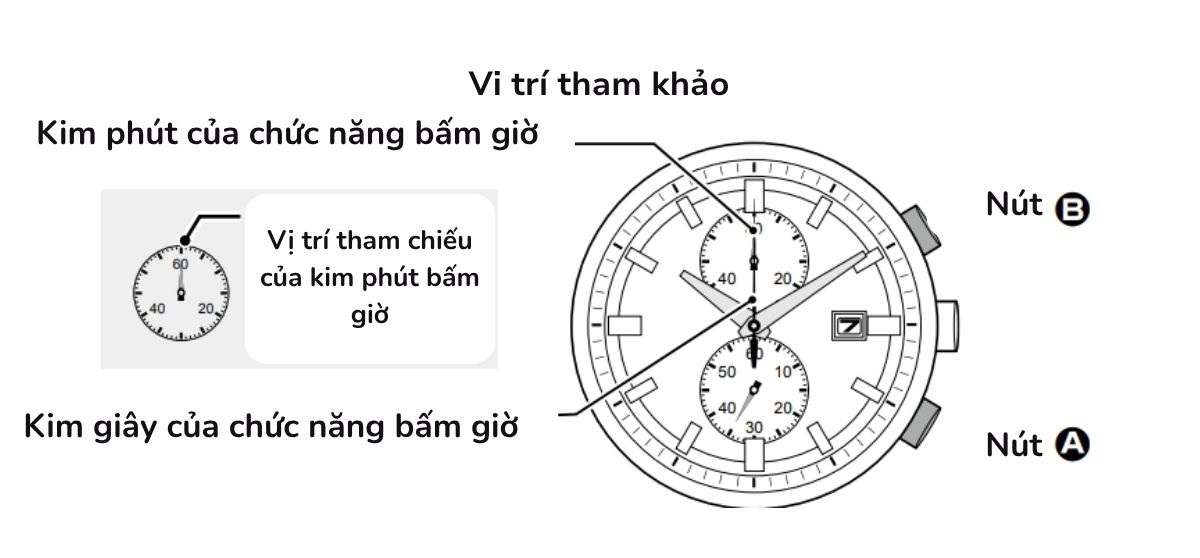 Cách sử dụng chức năng Chronograph trên Citizen
