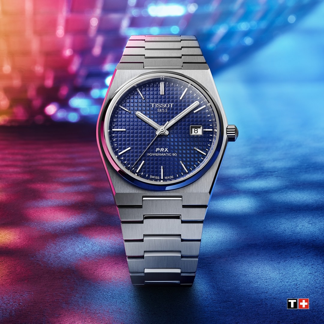 Tissot PRX được ra mắt đầu tiên vào năm 1978, các phiên bản sau đều dựa trên nền tảng thiết kế này