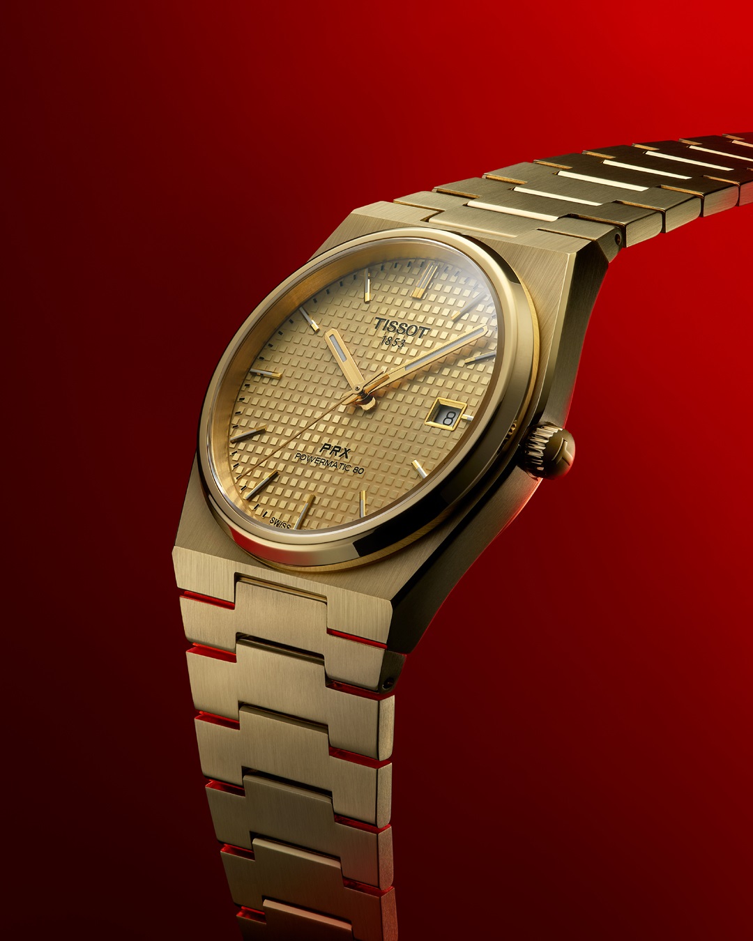 Mẫu Tissot PRX Gold Powermatic 80 40mm (T137.407.33.021.00)