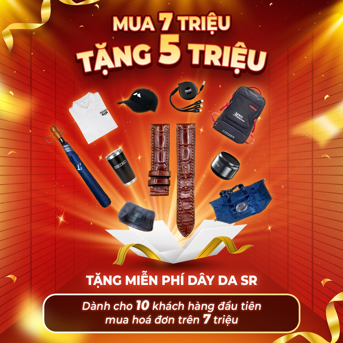 Khai trương Đồng Hồ Hải Triều Thanh Khê, Đà Nẵng - Ưu đãi cho 10 khách hàng đầu tiên mua trên 7 triệu