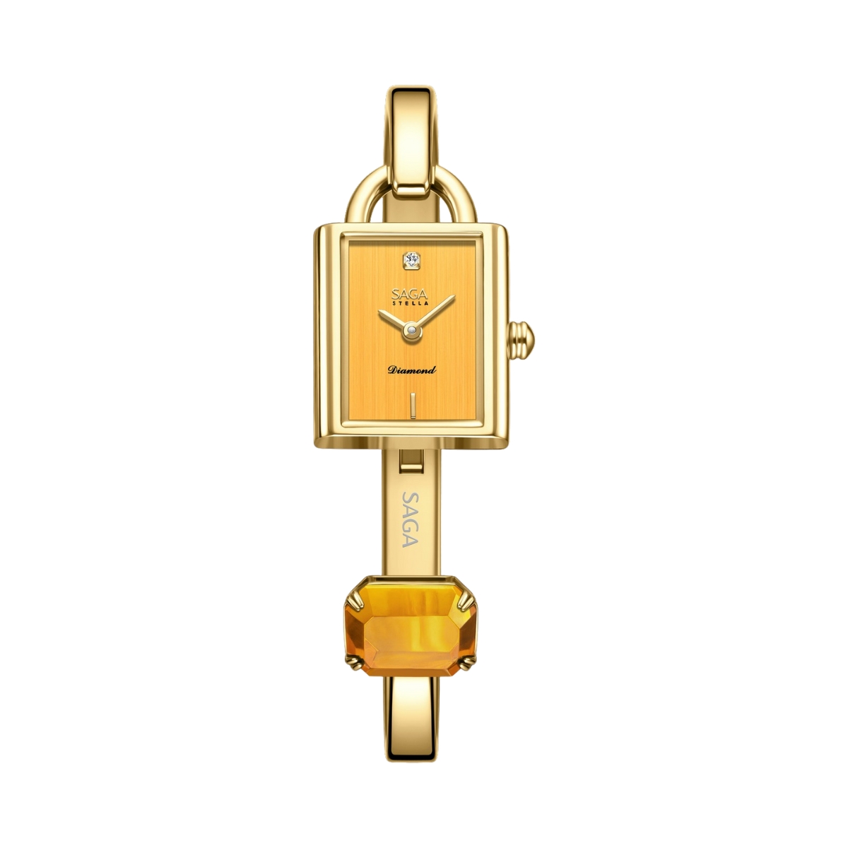Đồng hồ Square Lock - 71924-TGYLTG-2L - Ảnh 1