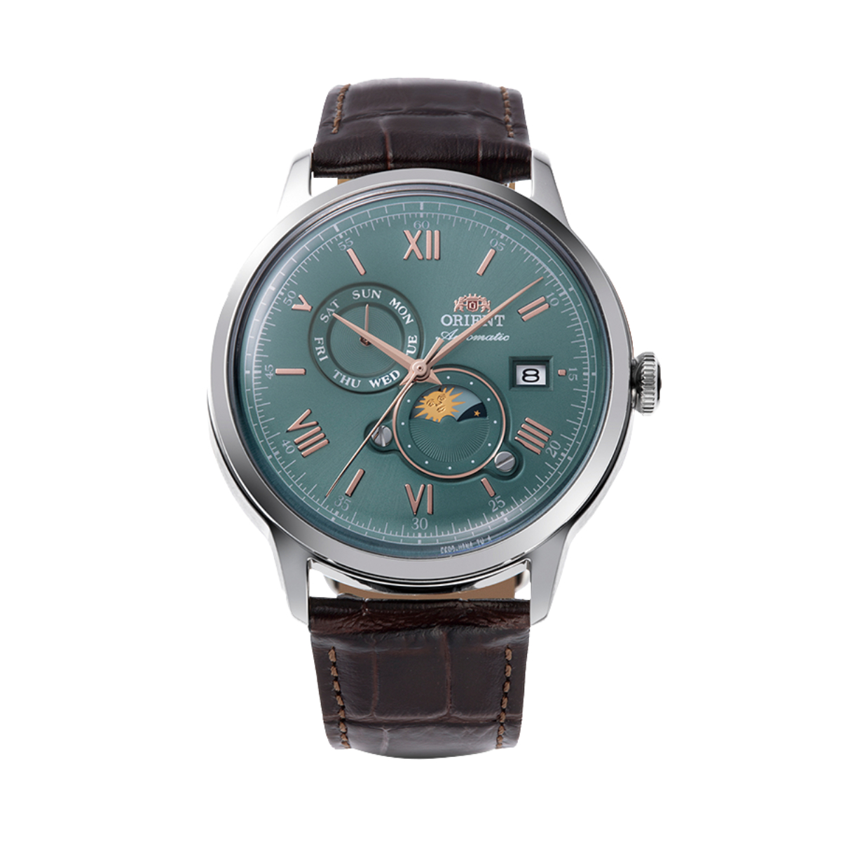 Đồng hồ Orient Bambino Sun & Moon RA-AK0805E30B - Ảnh 1