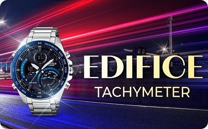 Casio Edifice Tachymeter
