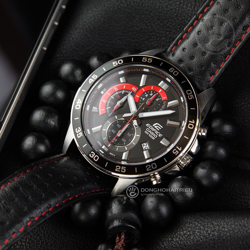 Đồng hồ Casio nam dây da nam tính, lịch lãm