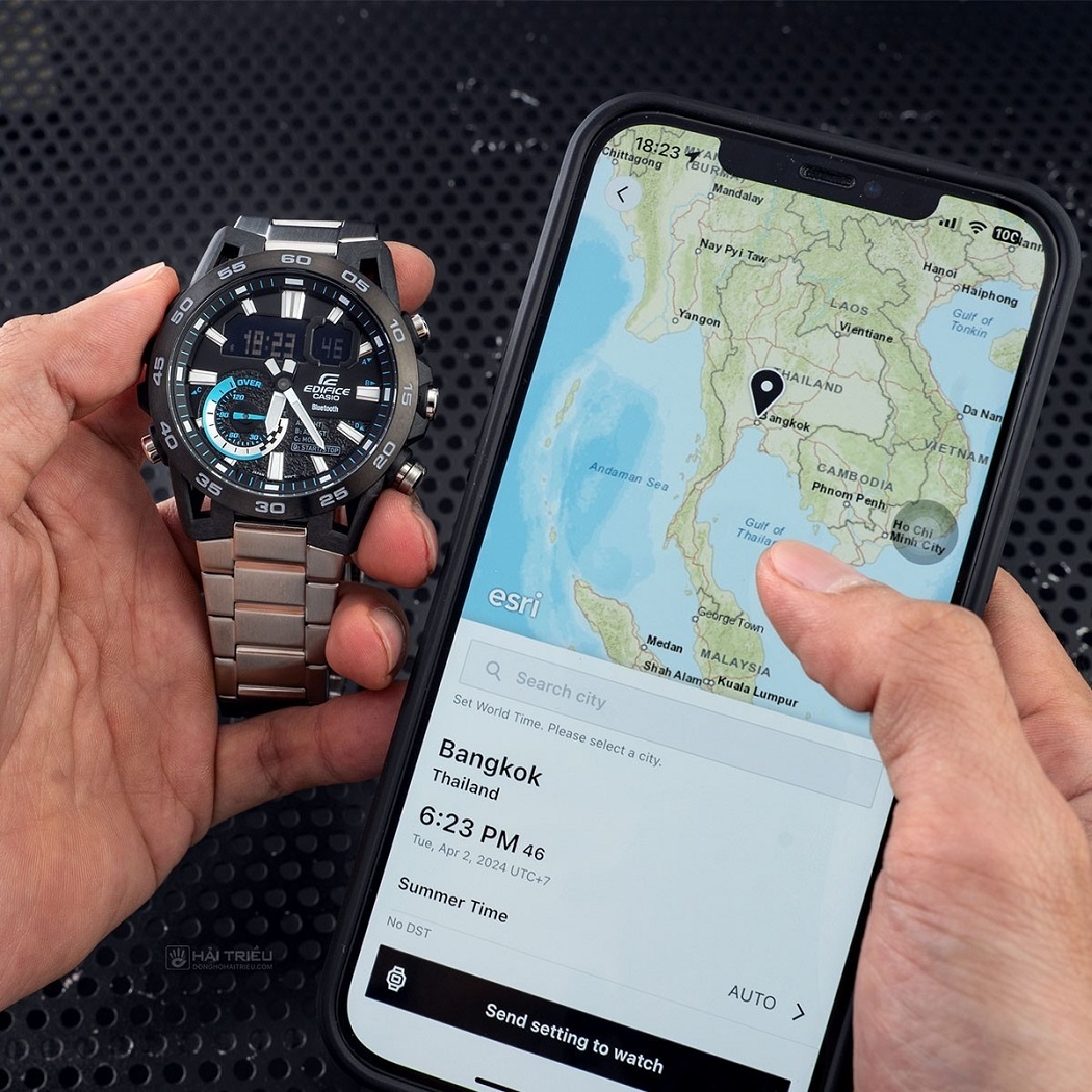 Đồng hồ Casio thể thao có tính năng bluetooth
