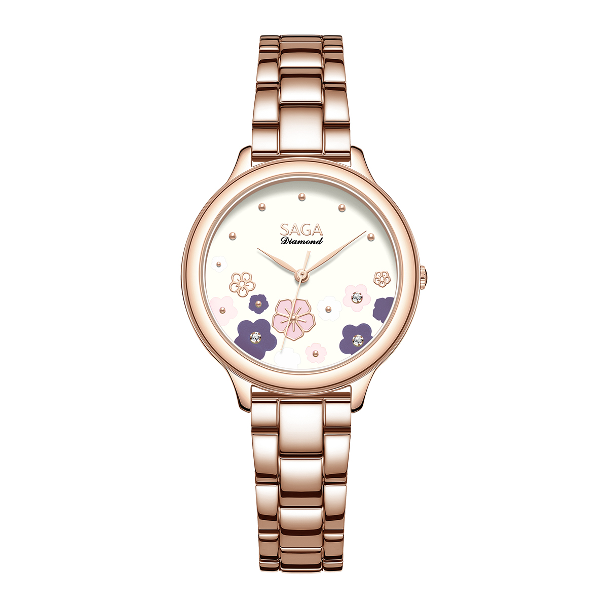 Đồng hồ Saga Diamond 54390-LGCRLG-2A - Ảnh 1