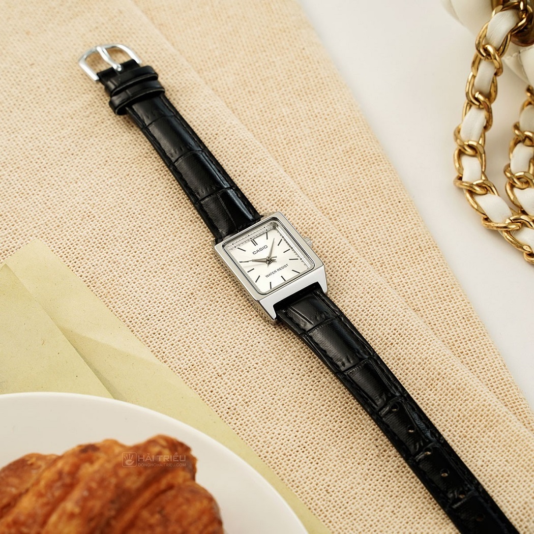 Đồng hồ Casio nữ Water Resist dây da