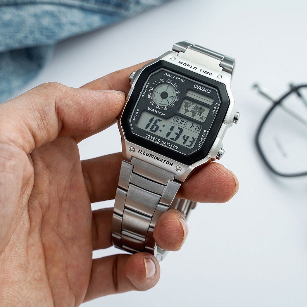 Dòng Casio Water Resist: Đồng hồ điện tử