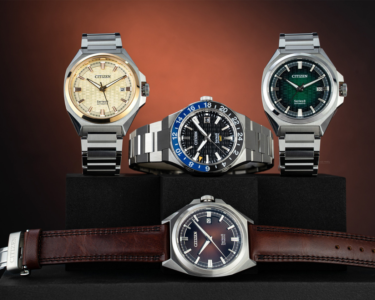 Đồng hồ Citizen nam sapphire máy in-house chất lượng