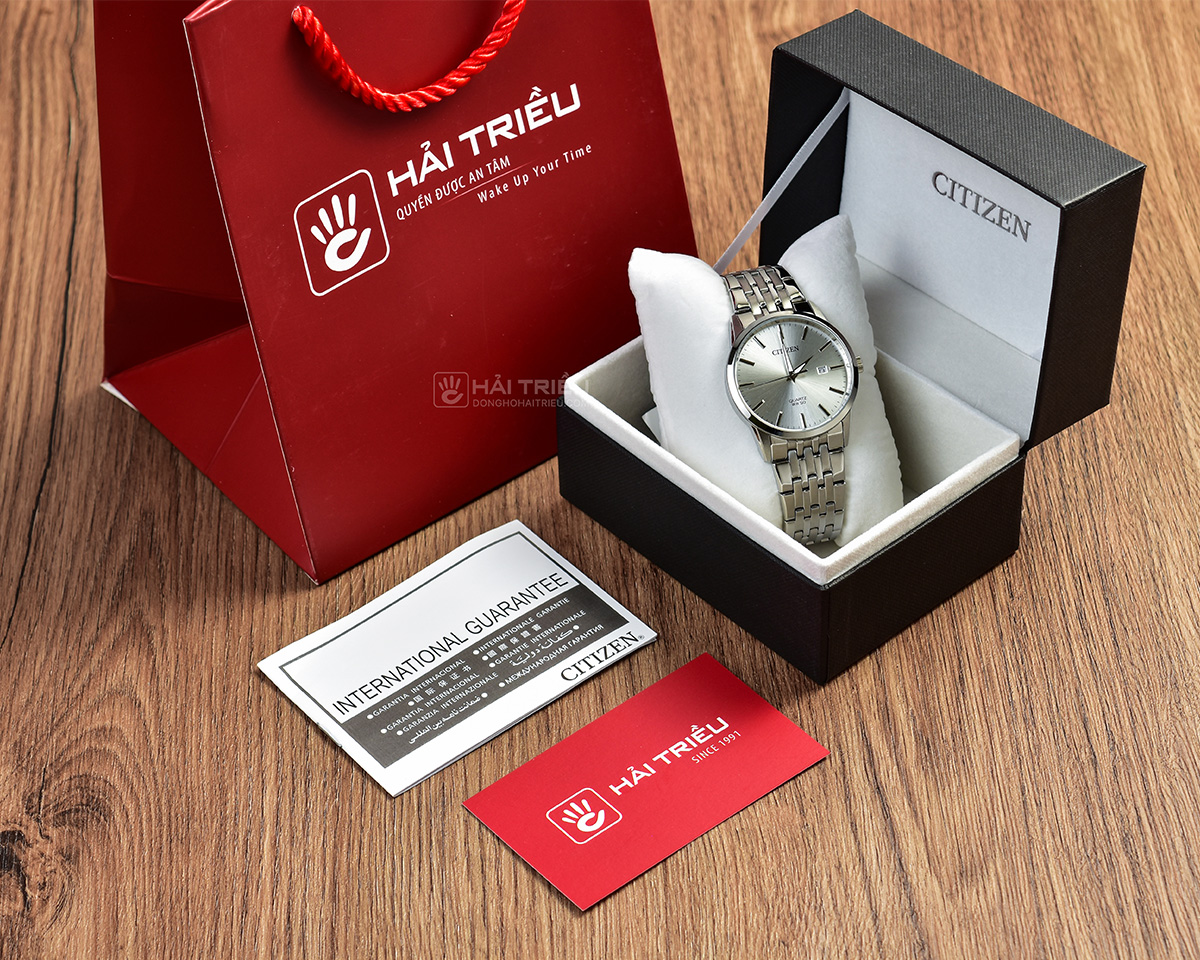 Mua đồng hồ Citizen Quartz WR50 nam chính hãng tại Đồng Hồ Hải Triều