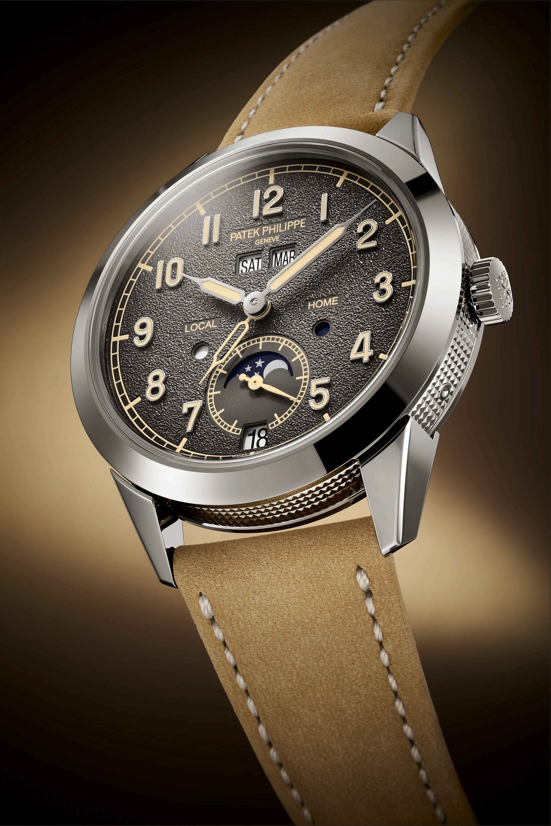 Cận cảnh Patek Philippe với tính năng Moonphase
