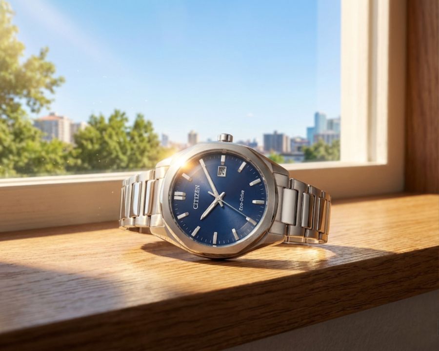 Hãy sạc đầy đồng hồ Citizen Eco-Drive trước khi chỉnh