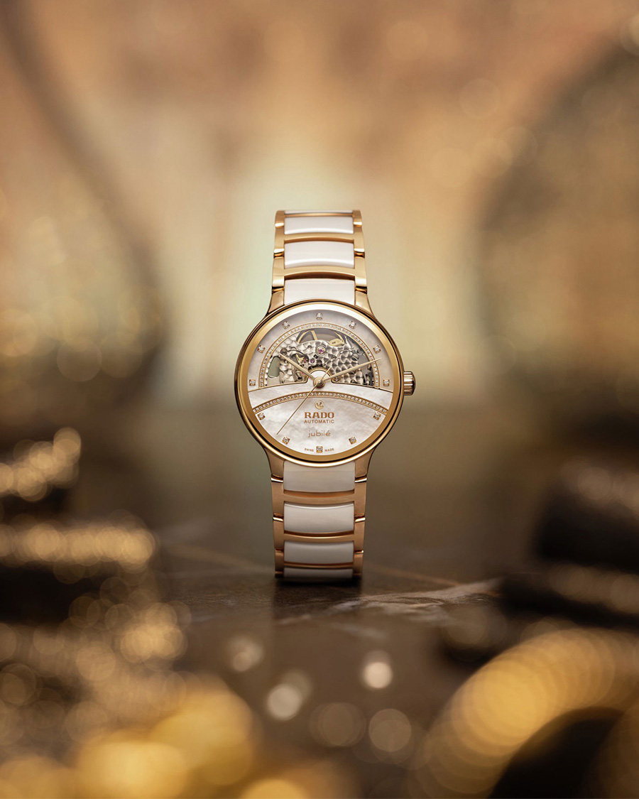 Rado Centrix 86 viên kim cương dọc theo vòm dưới