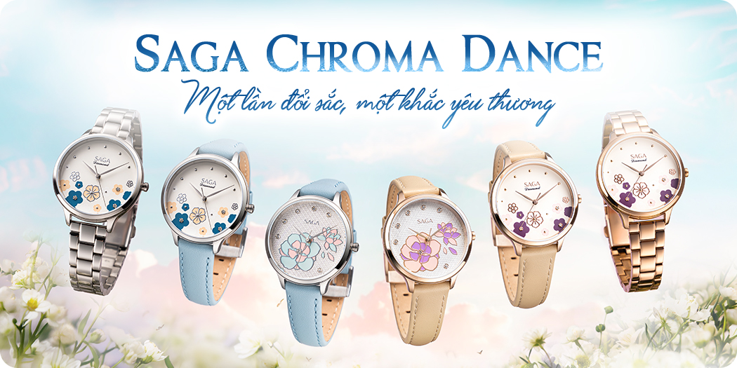 Bộ sưu tập Saga Chroma Dance đổi màu