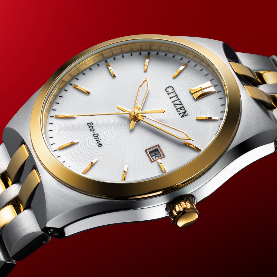 Citizen Corso BM7334-58B máy Eco-Drive E111, kính cứng và chống nước 10ATM