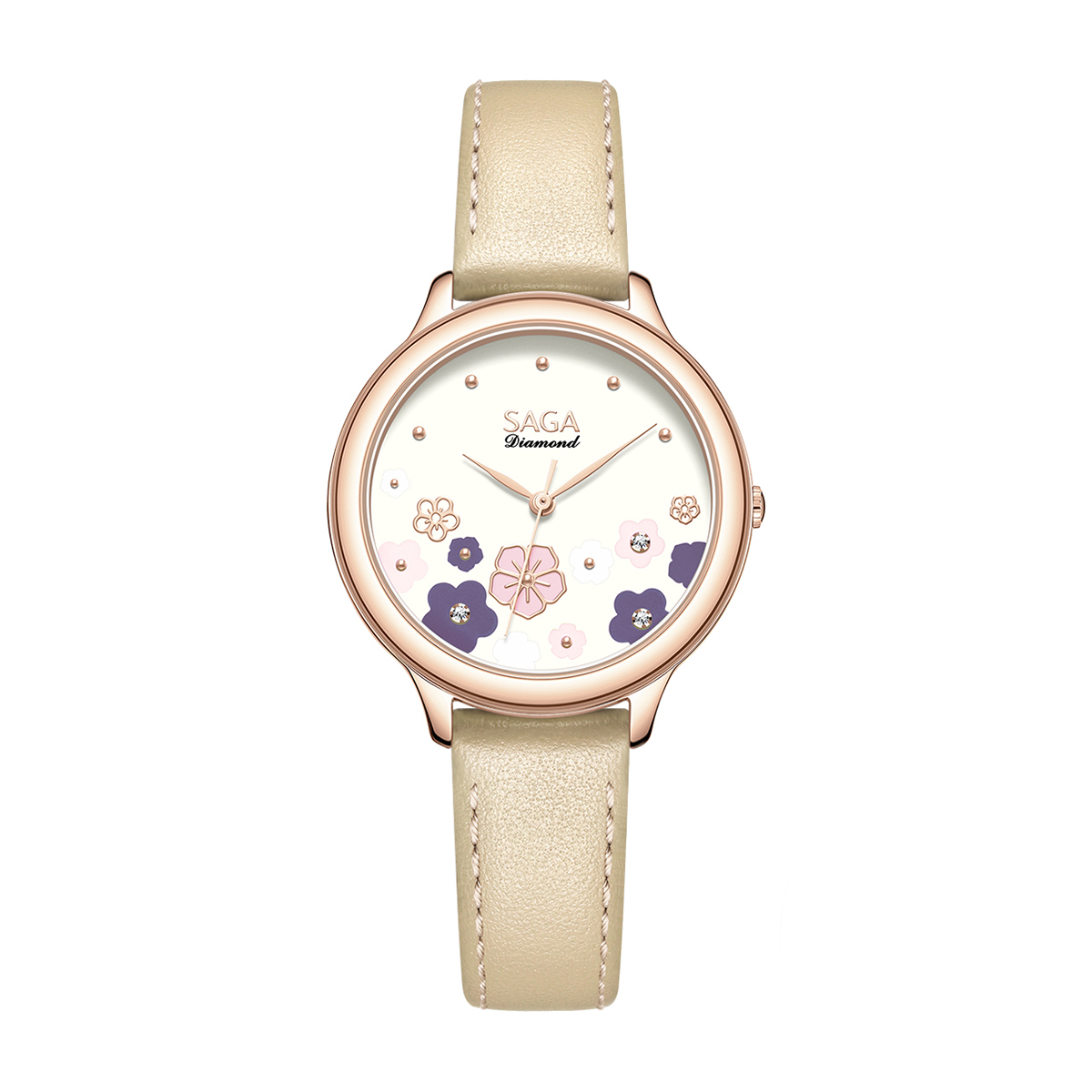 Đồng hồ Saga Diamond 54359-LGCRYL-2 - Ảnh 1