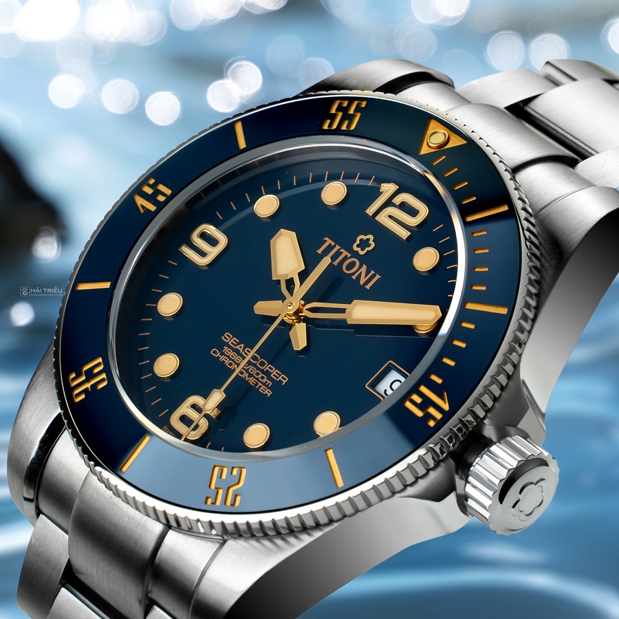 So sánh Tissot Seastar 2000 và Titoni Seascoper 600 - Ảnh: 1