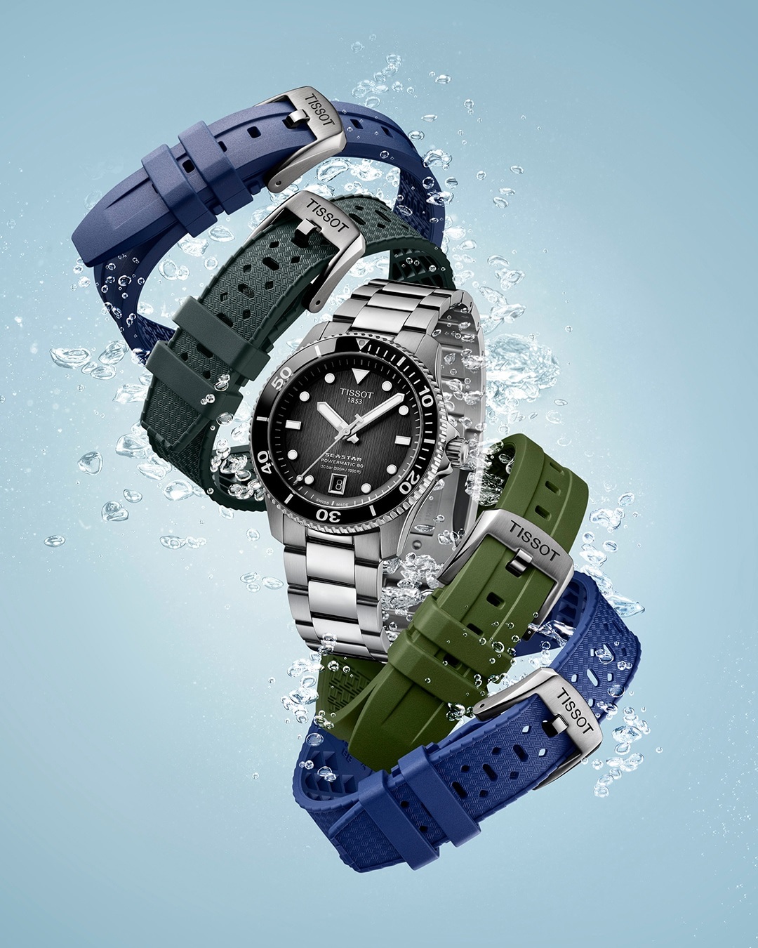 Ảnh thực tế cận cảnh chiếc đồng hồ Tissot Seastar 1000