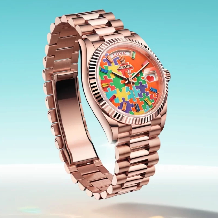 Đồng hồ Rolex có thiết kế mặt số độc đáo