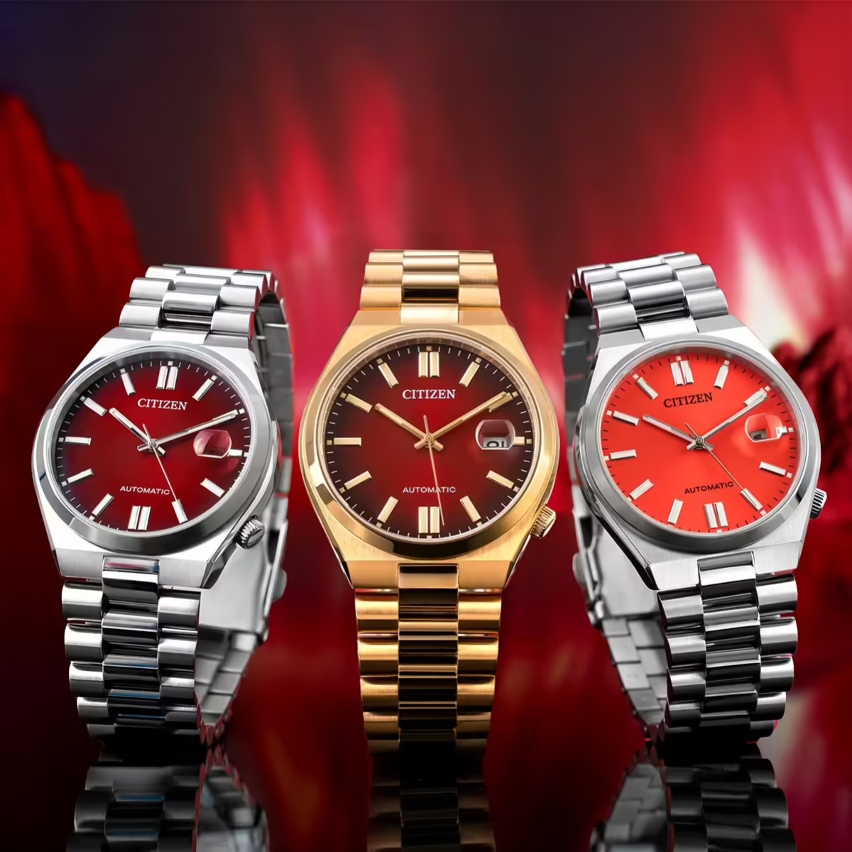Đồng hồ Citizen Sapphire sử dụng máy Automatic