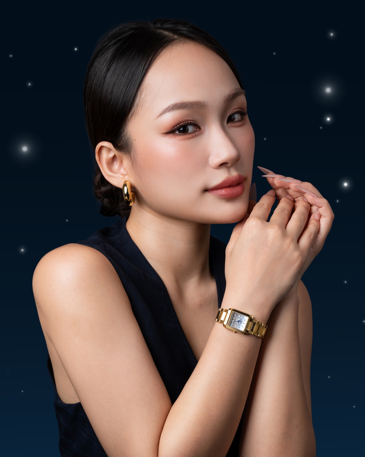 Đồng hồ Citizen Sapphire có thiết kế phù hợp nhiều phong cách