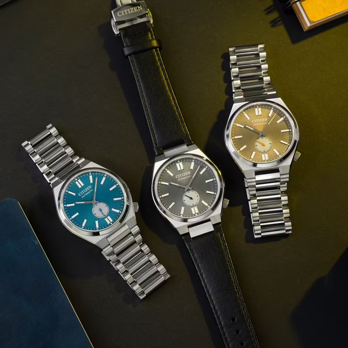 Citizen Tsuyosa Small Second với mặt số kim giây nhỏ tại vị trí 6 giờ