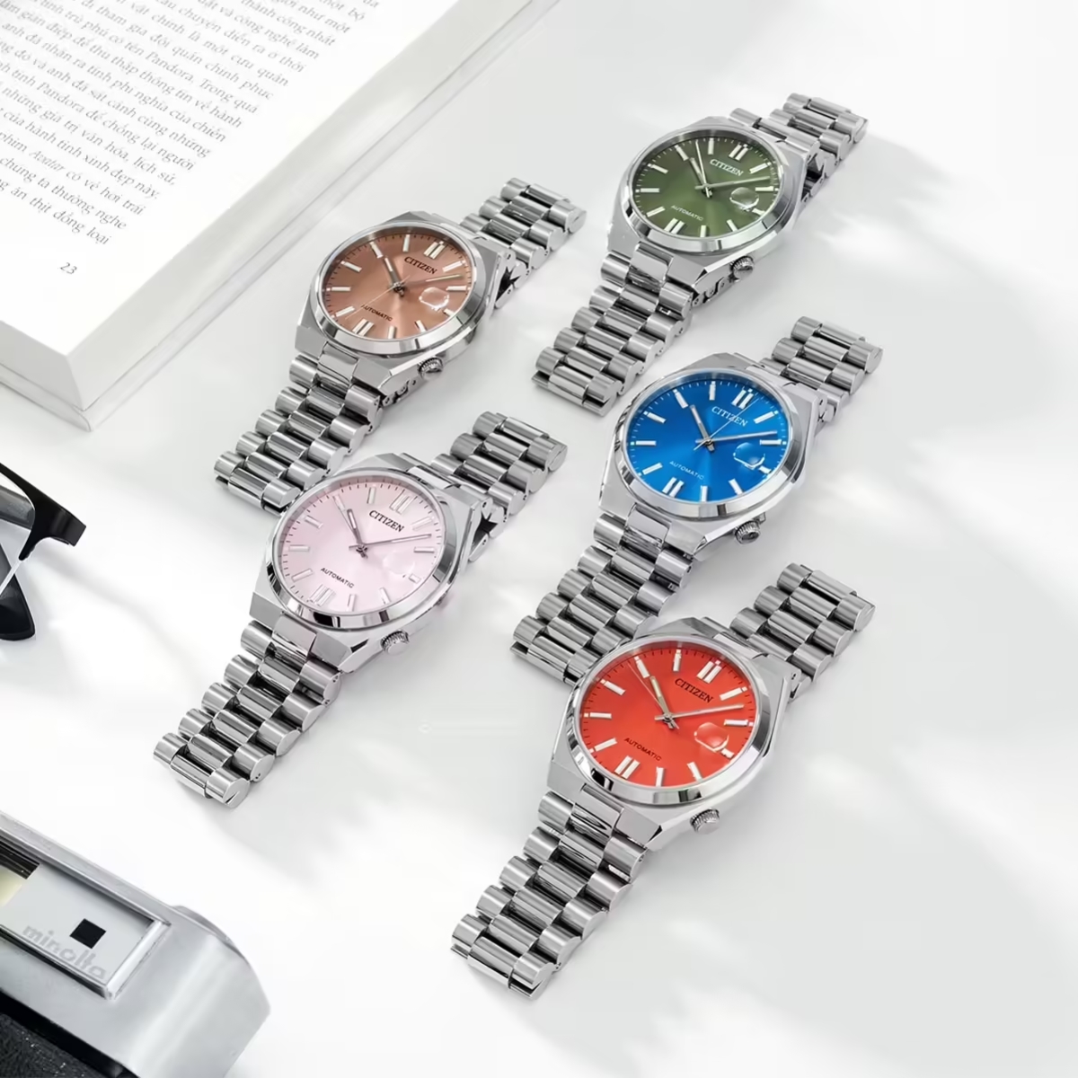 Đồng hồ Citizen x Pantone với 5 màu sắc nổi bật