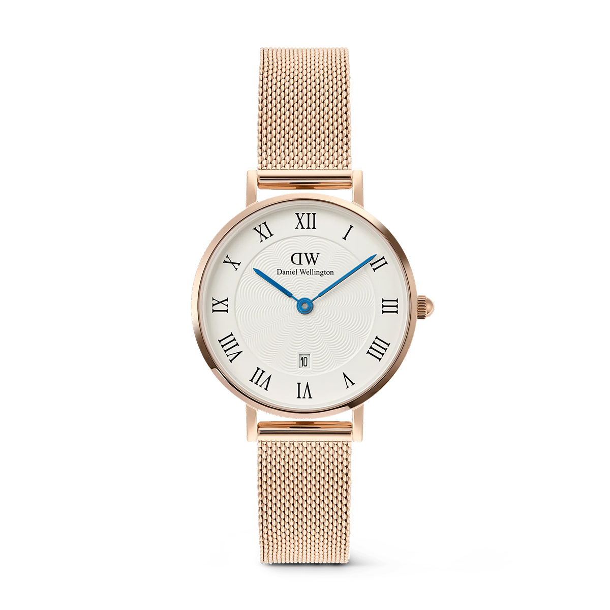 Đồng hồ Daniel Wellington Petite Roman Numerals Date Rose Gold DW00100856 - Ảnh 1
