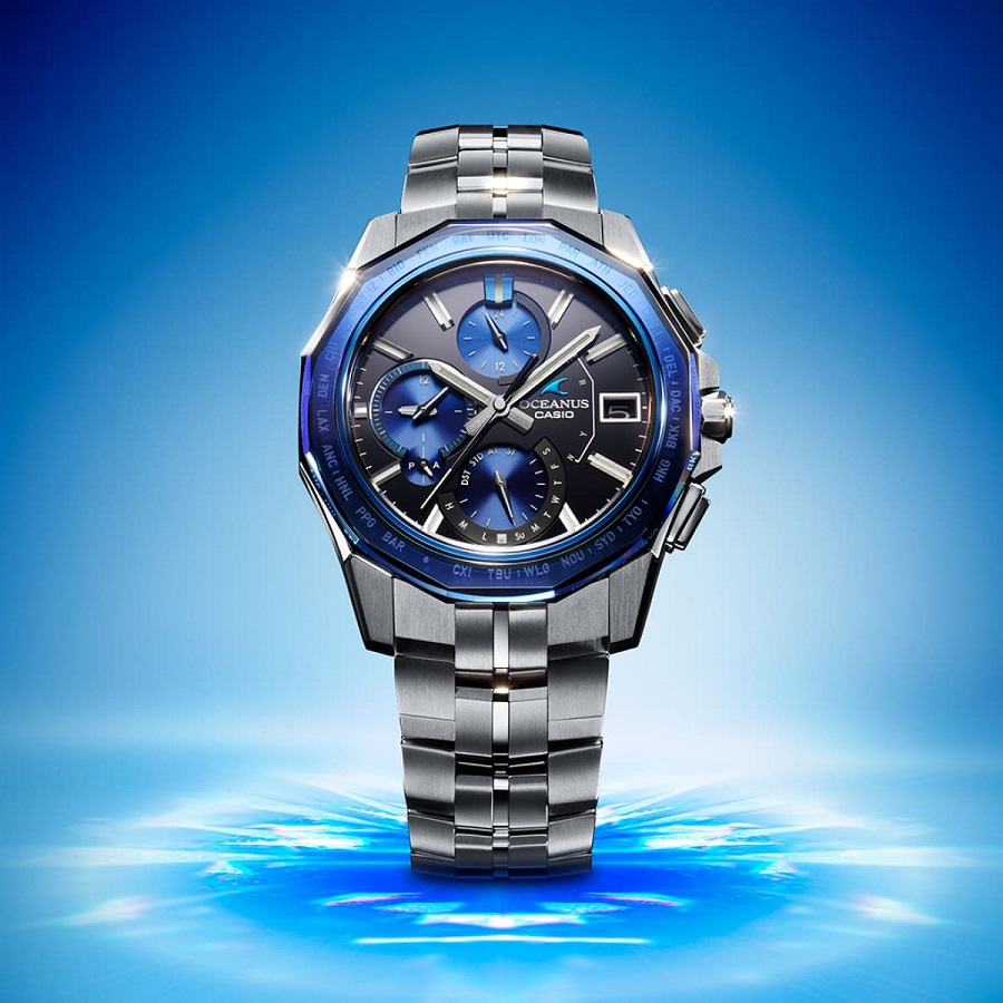 Casio Oceanus sử dụng GPS